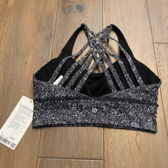 Lululemon Splatter Free to be moved bra size 8 - Picture 2 of 4